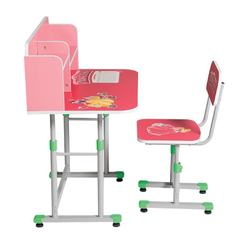 Bộ bàn ghế học sinh tiểu học có giá sách BHS28C-3